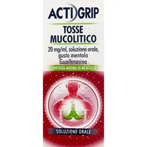 Actigrip Tosse Mucolitico 20 Mg/ml Soluzione Orale 150ml