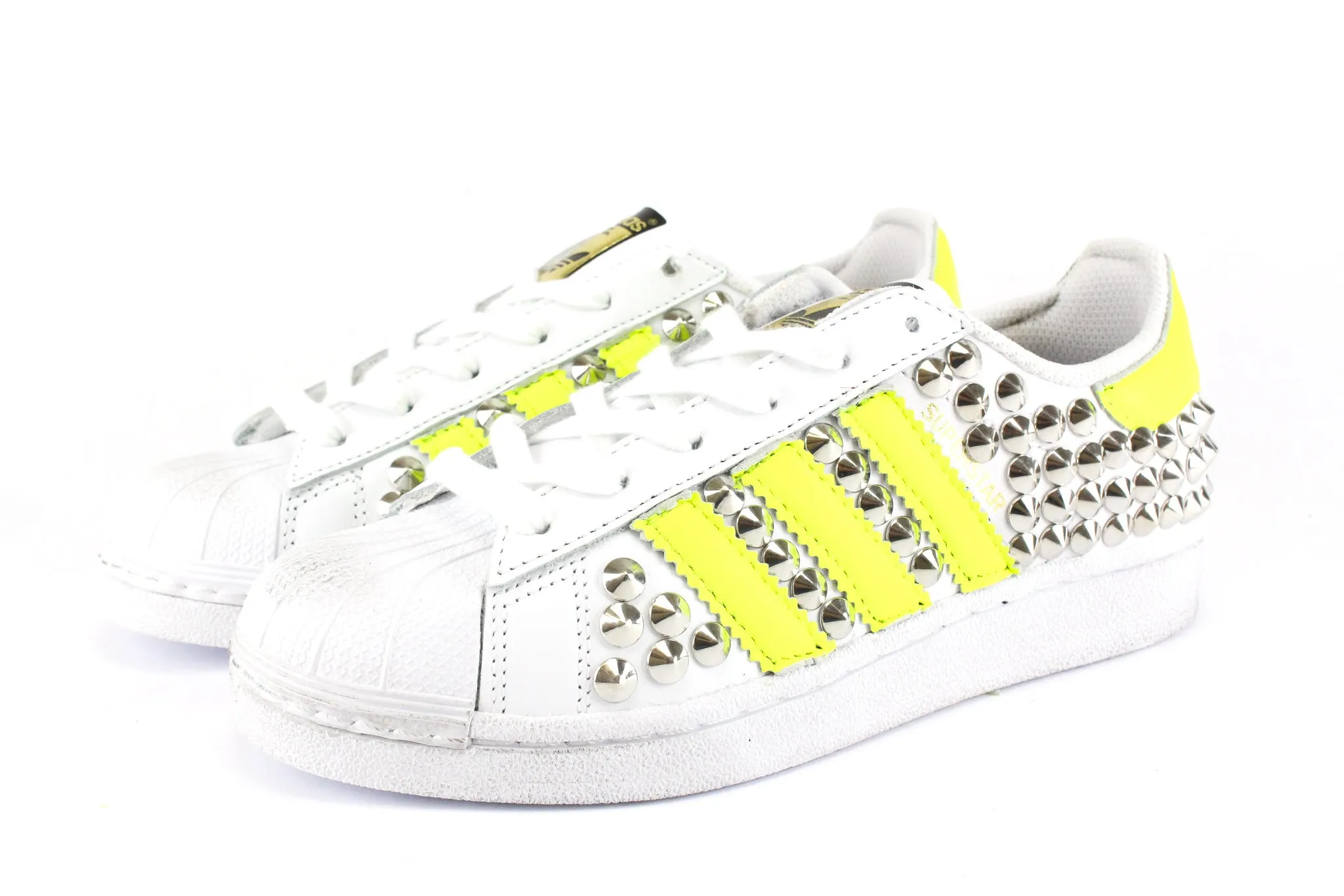 Adidas Superstar Total Borchie & Giallo Fluo