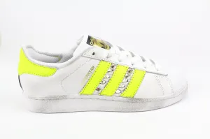 Adidas Superstar Yellow Fluo & Borchie