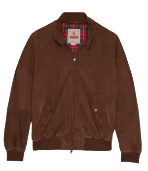 Baracuta giacca G9 in suede chocolate