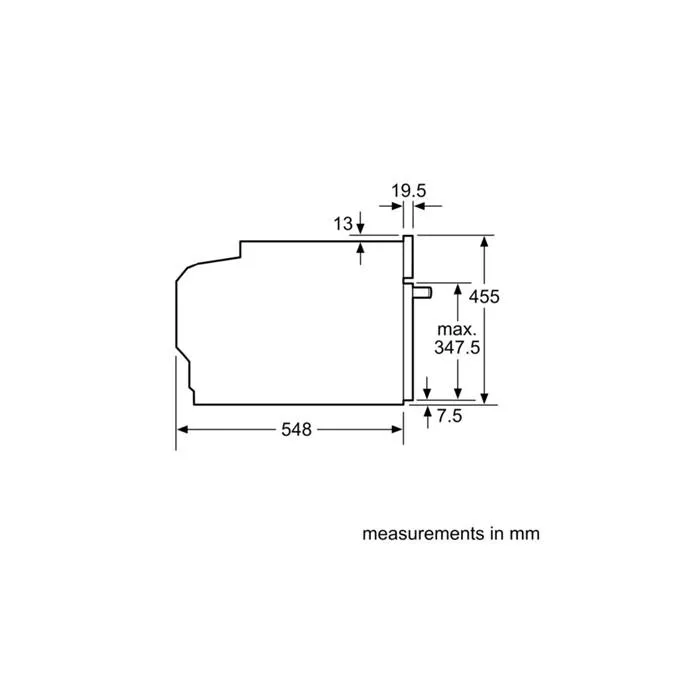 Bosch CMG633BS1B Built-In Mwo G34L 1000W 45Cm