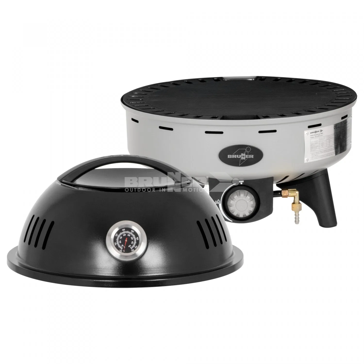 BRUNNER DEVIL BBQRUISER HT GRILL A GAS PORTATILE COMPATTO E LEGGERO