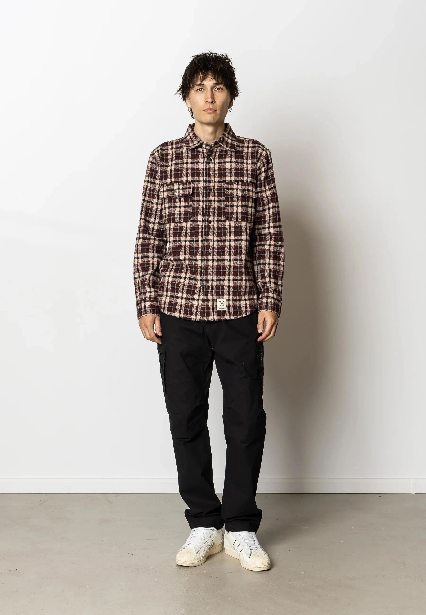 Camicia Flanella Adrian Cotton Check Shirt