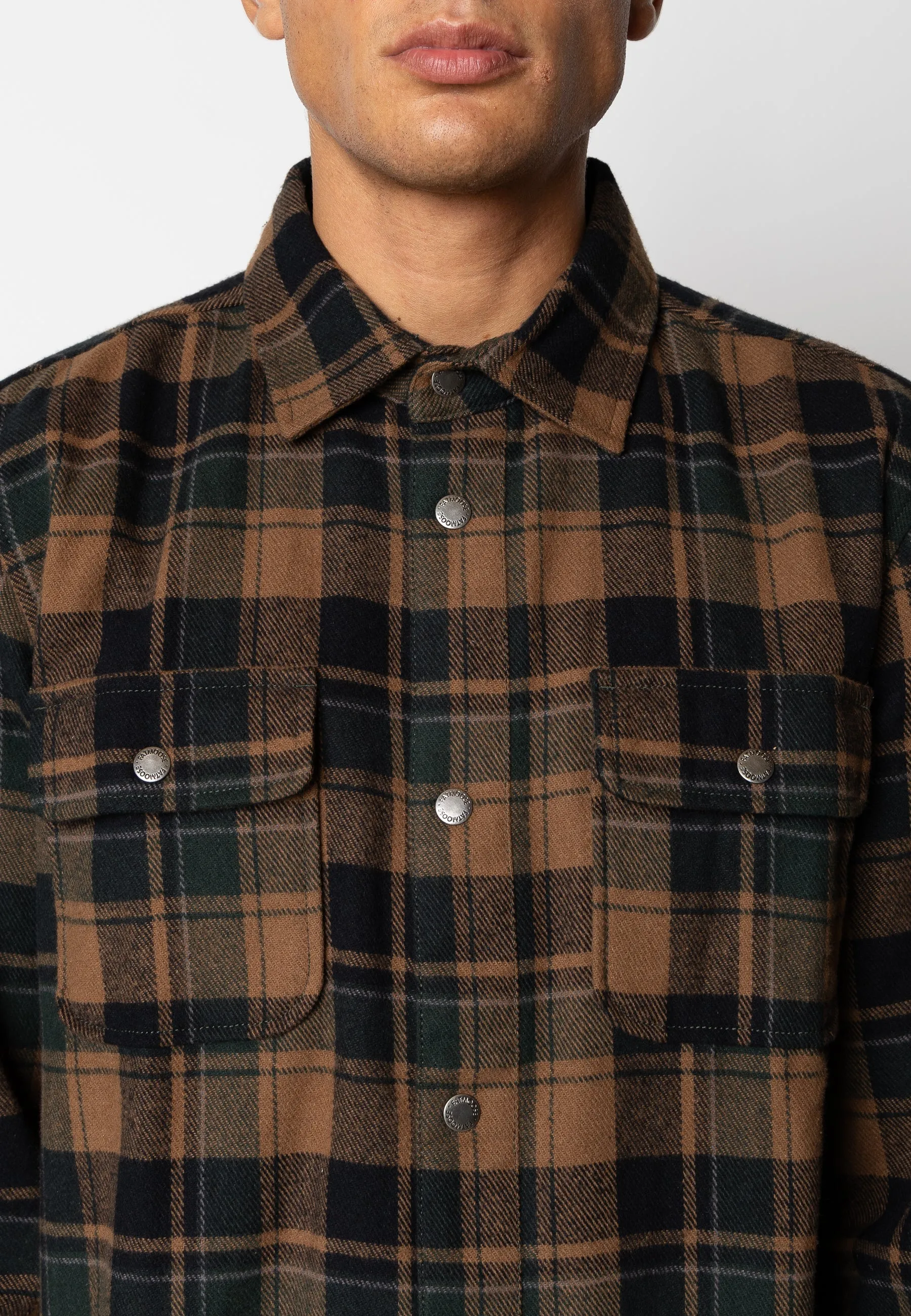 Camicia Flanella Adrian Cotton Check Shirt