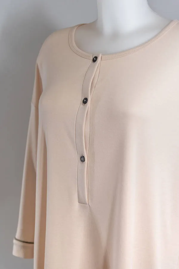 Camicia notte Allattamento - Nude Pink 47