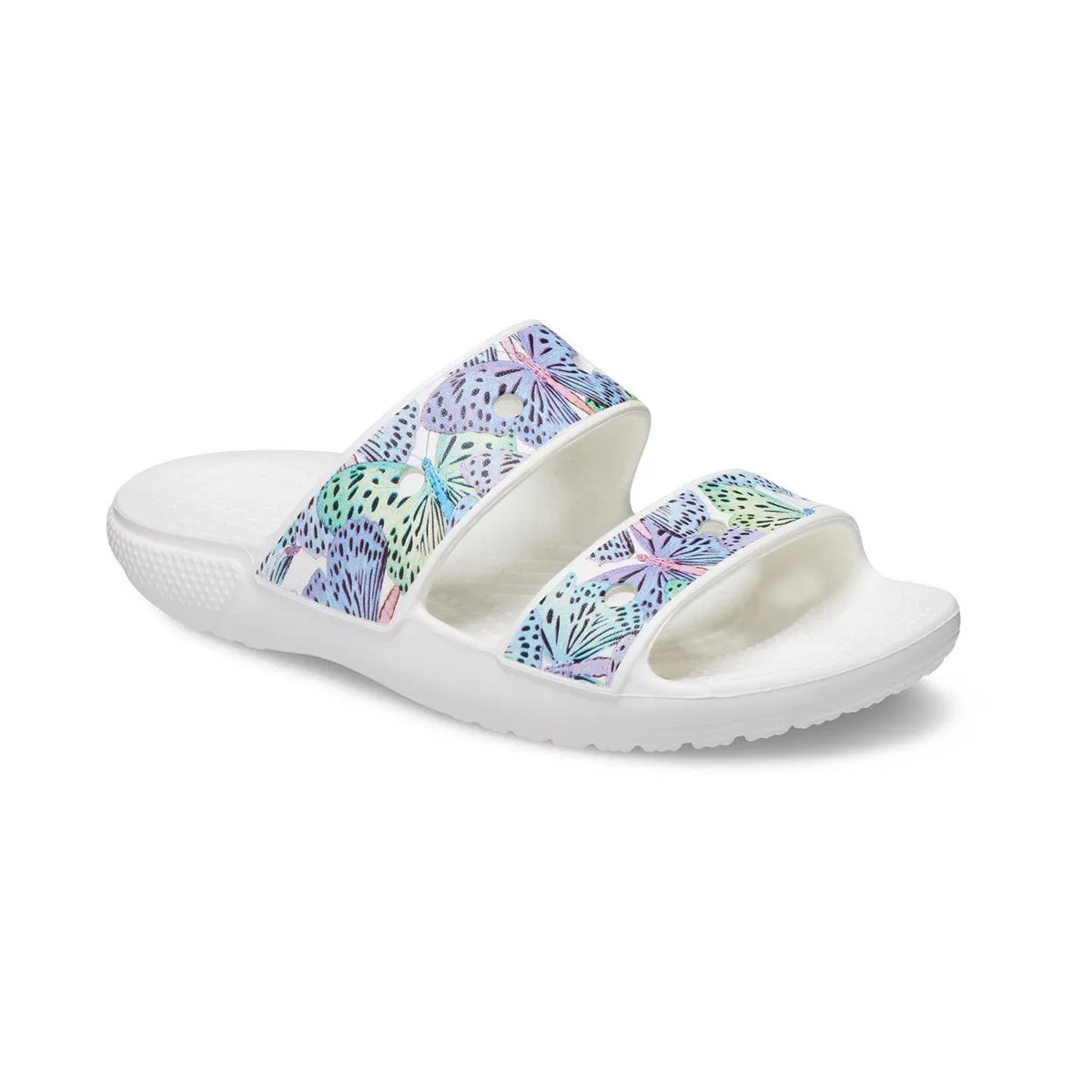 Crocs sandalo da bambina Classic Butterfly Sandal Kid 208299-94S bianco