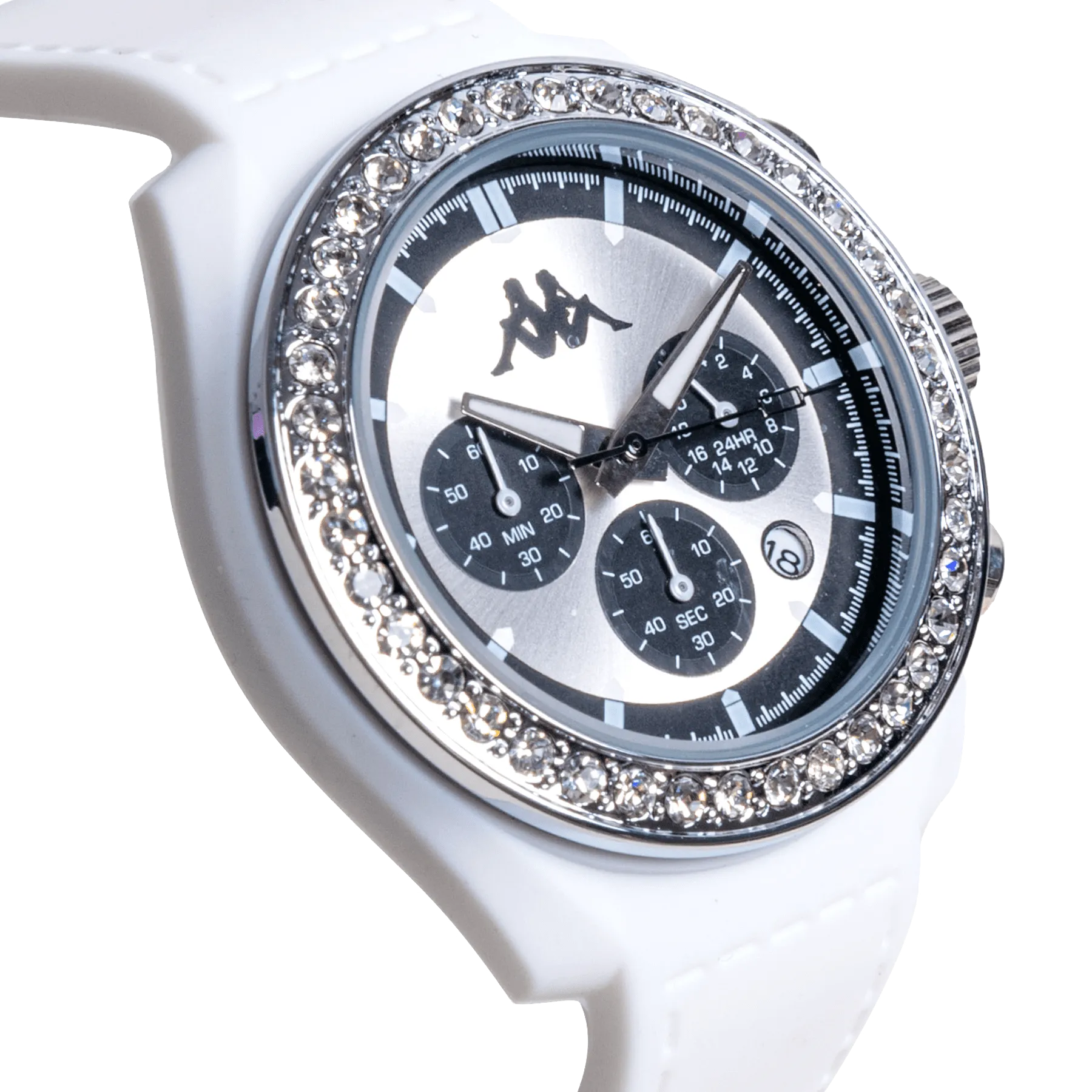 Kappa Rush Gems 36mm Bianco