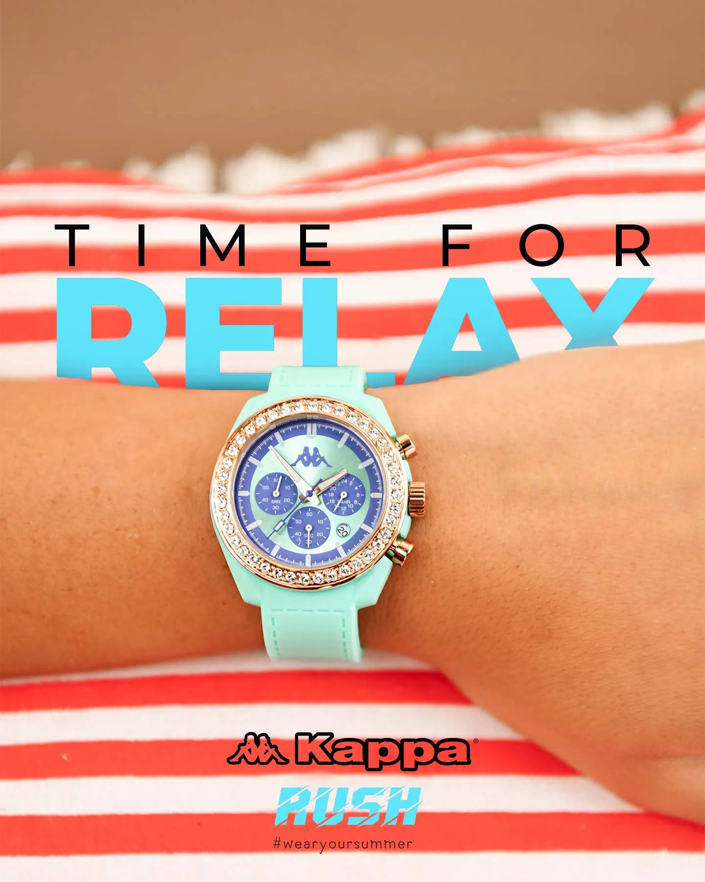 Kappa Rush Gems Verde Acqua - 36 mm