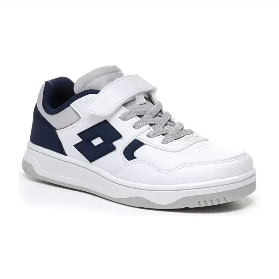 Lotto Tracer CL SL T6736 white blue children's tennis shoe