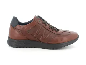 Melluso uomo scarpe sportive stringate in pelle