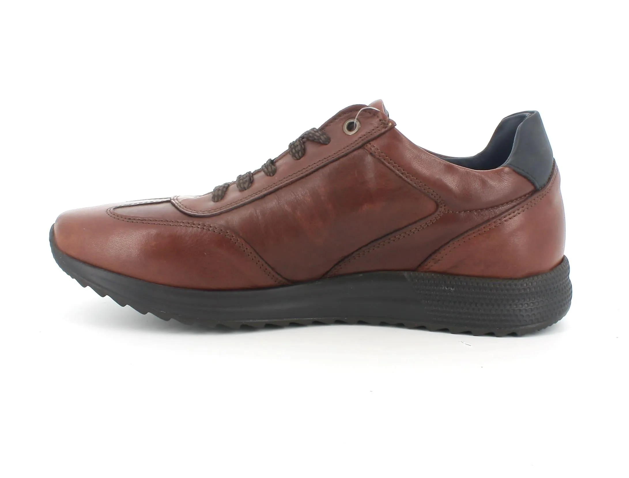 Melluso uomo scarpe sportive stringate in pelle