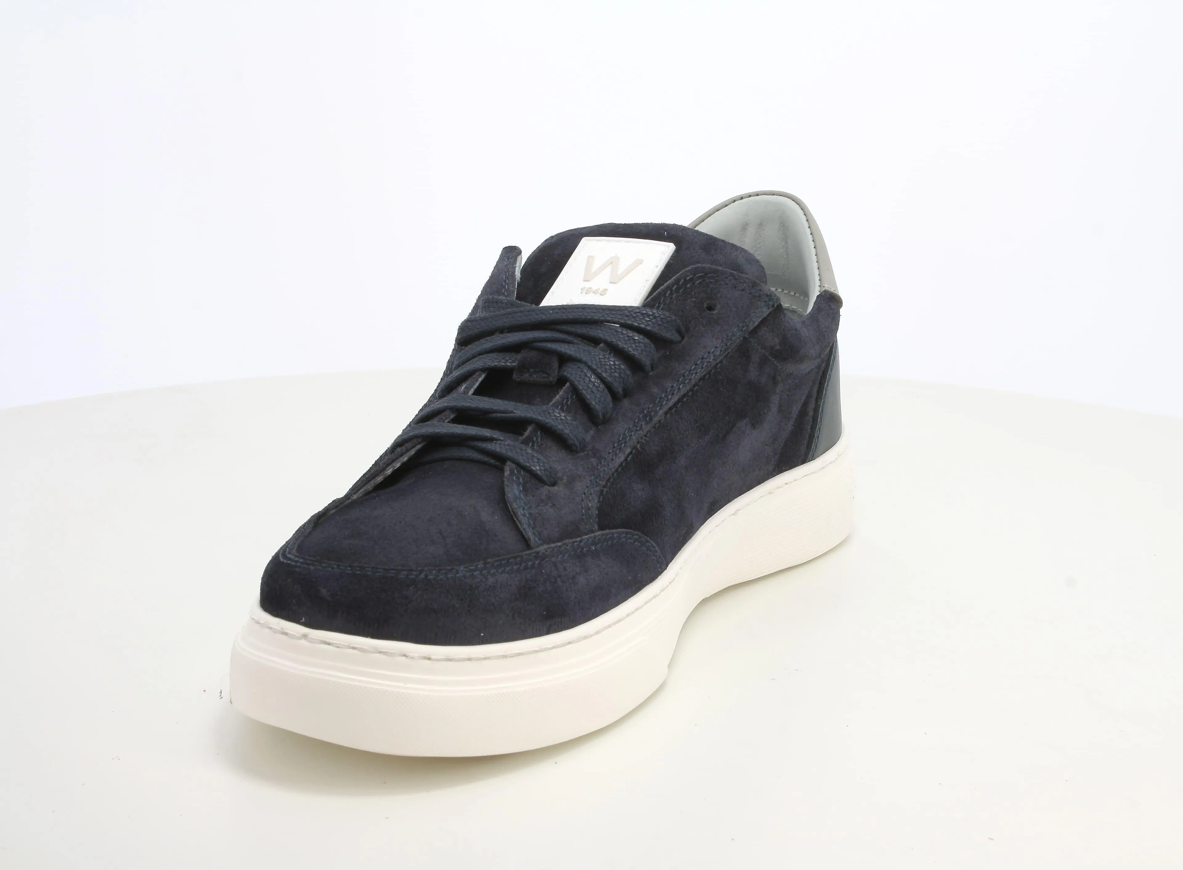 Melluso uomo sneakers stringata in camoscio