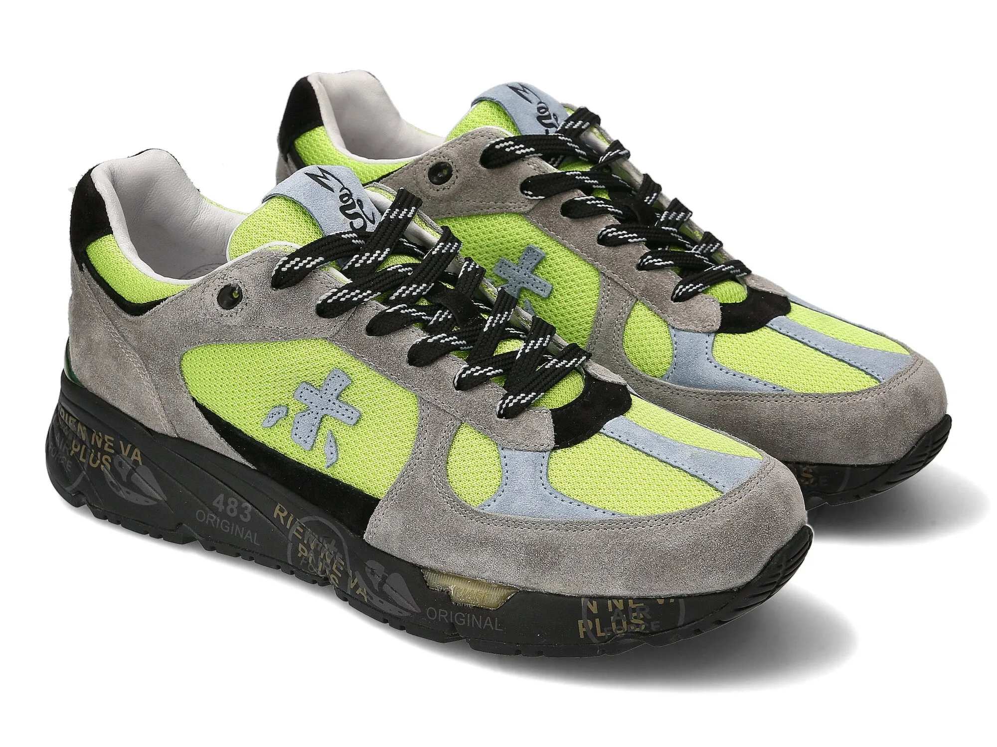 Premiata Mase sneakers uomo tessuto camoscio