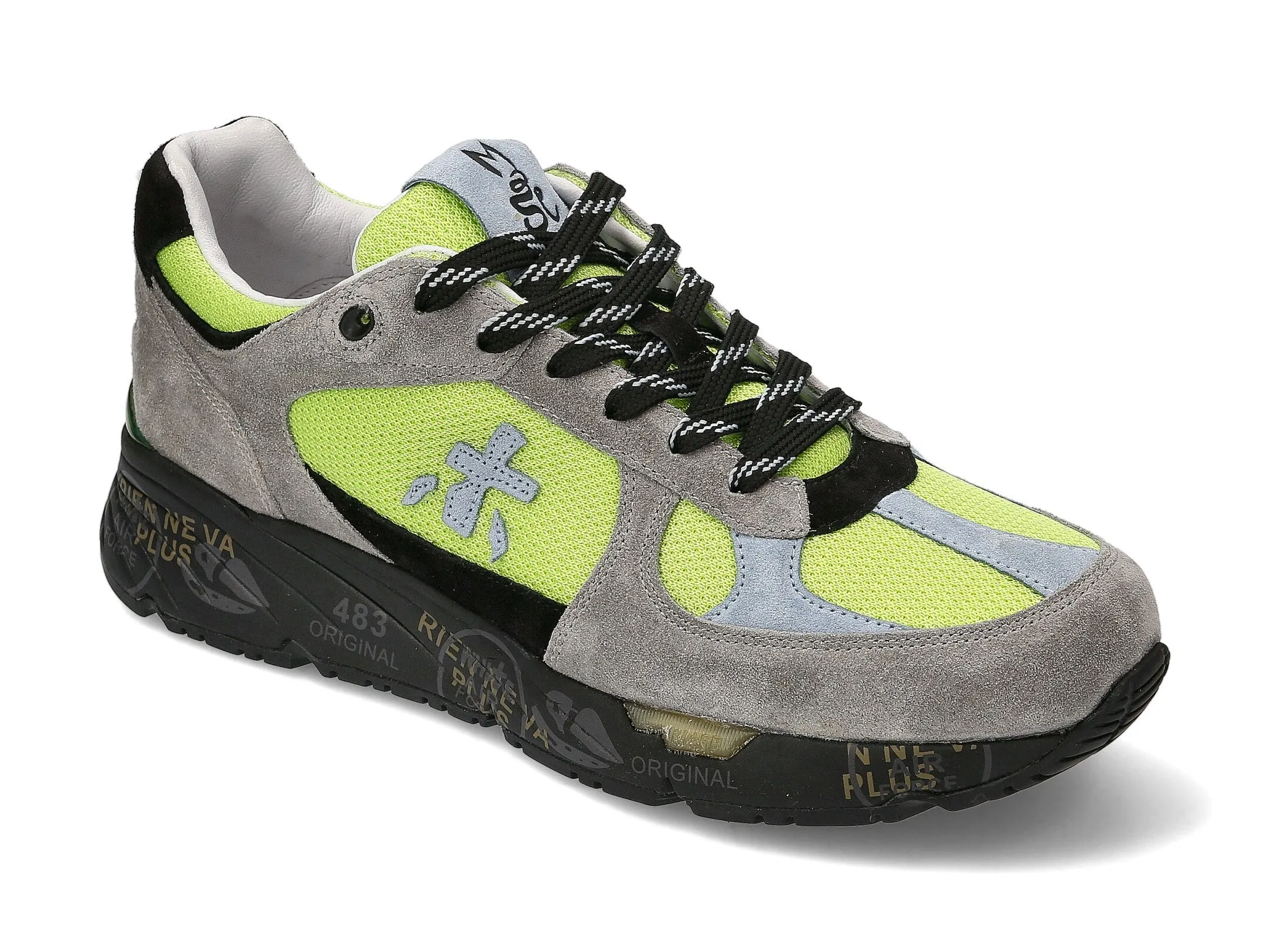 Premiata Mase sneakers uomo tessuto camoscio