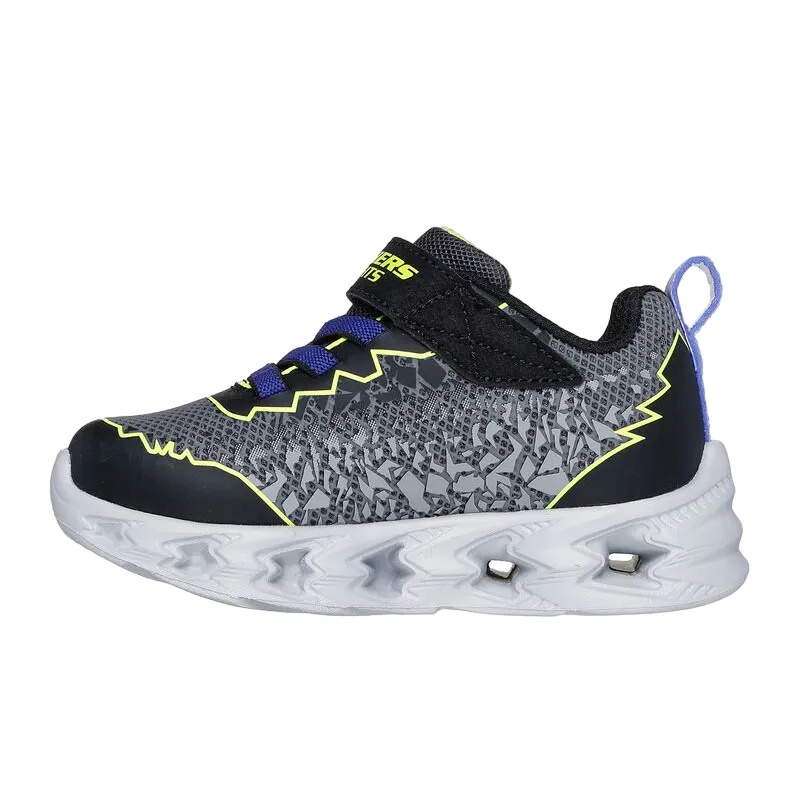 Skechers children's sneakers with lights S Lights Vortex 2.0 Zorento 400603N/BKYL black-yellow