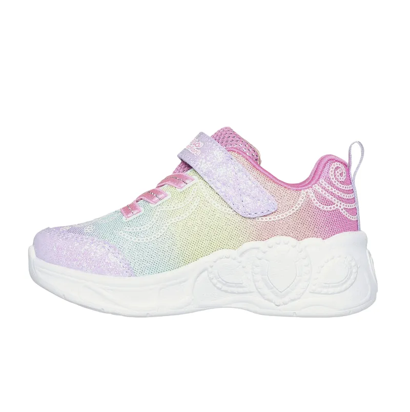 Skechers girls' sneakers with lights Princess Wishes 302686N/MLT multicolour